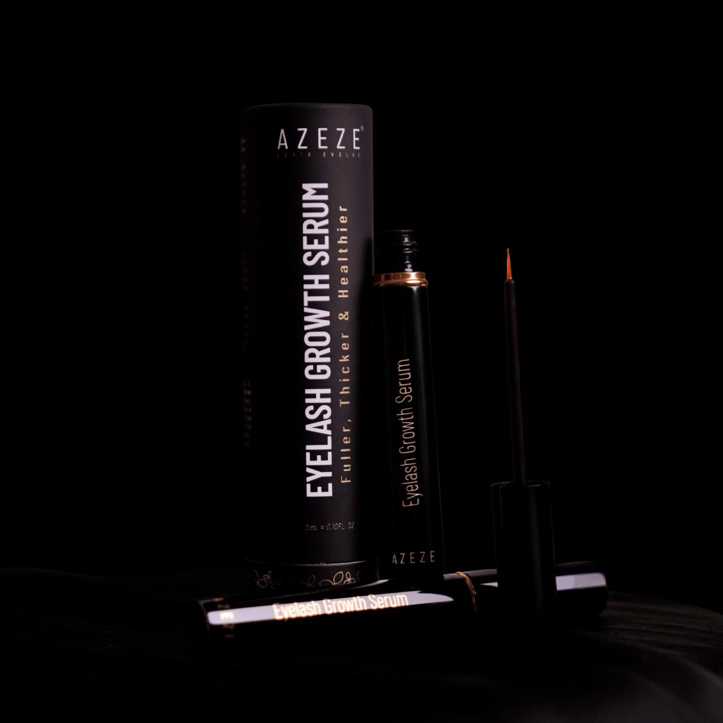 Eyelash Growth Serum - Plant-Based Lash Enhancer for Longer, Fuller Lashes