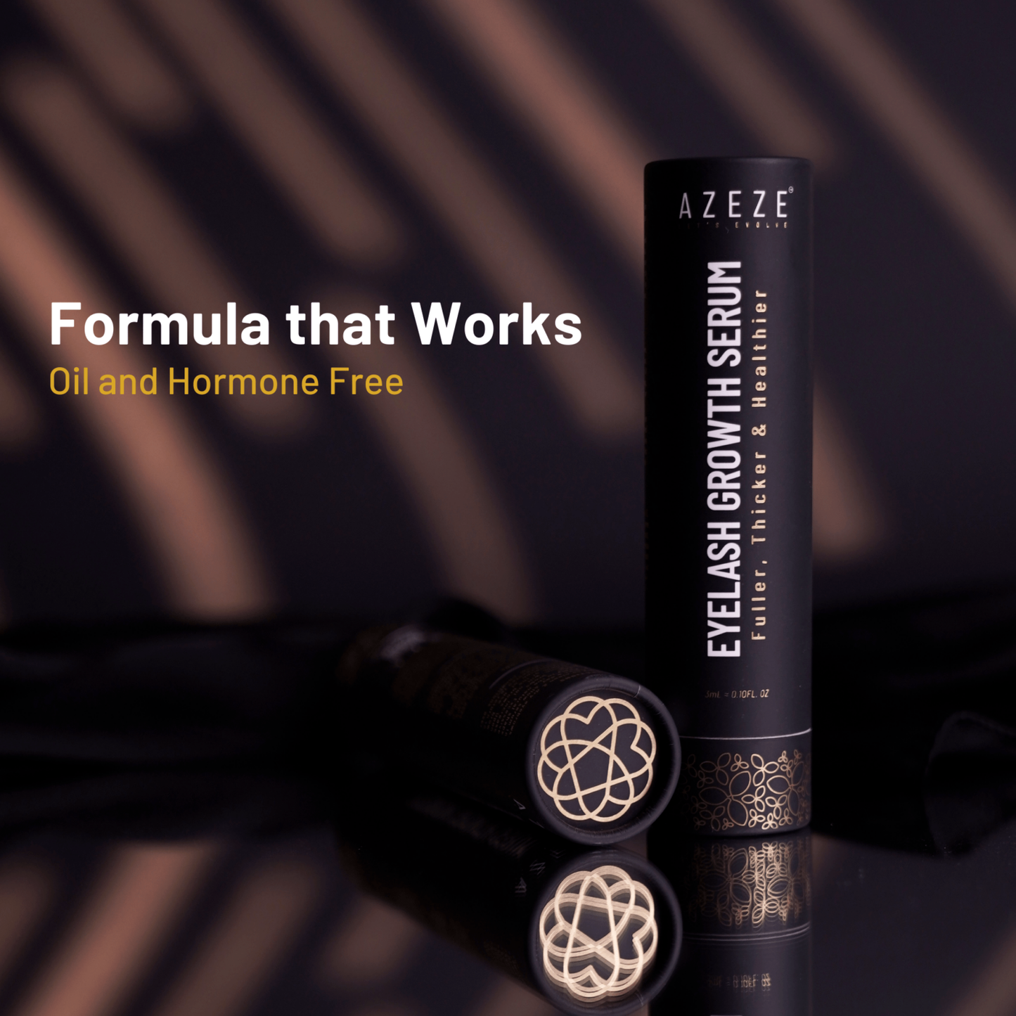 Eyelash Growth Serum - Plant-Based Lash Enhancer for Longer, Fuller Lashes