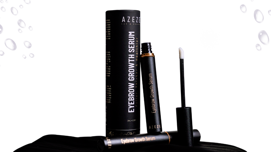 Easy application with the help of precision applicator of Azeze Eyebrow Growth Serum
