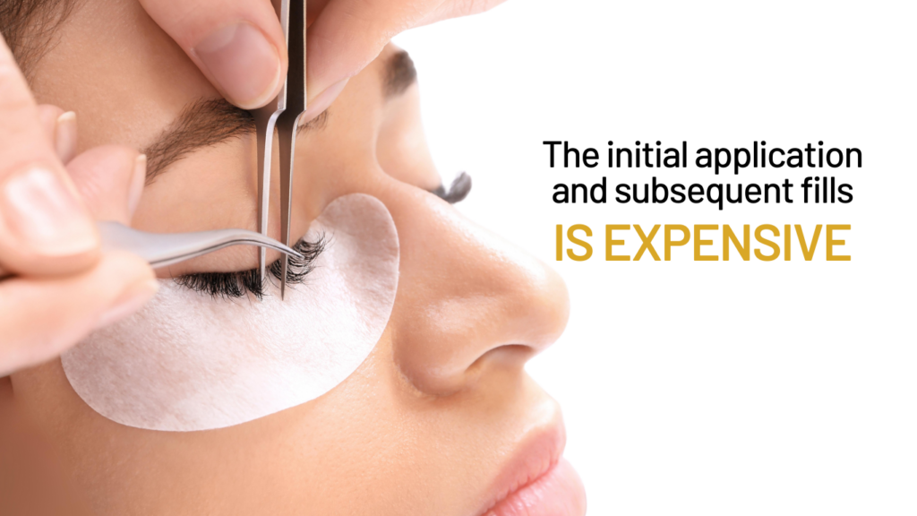 High Cost of eyelash extensions